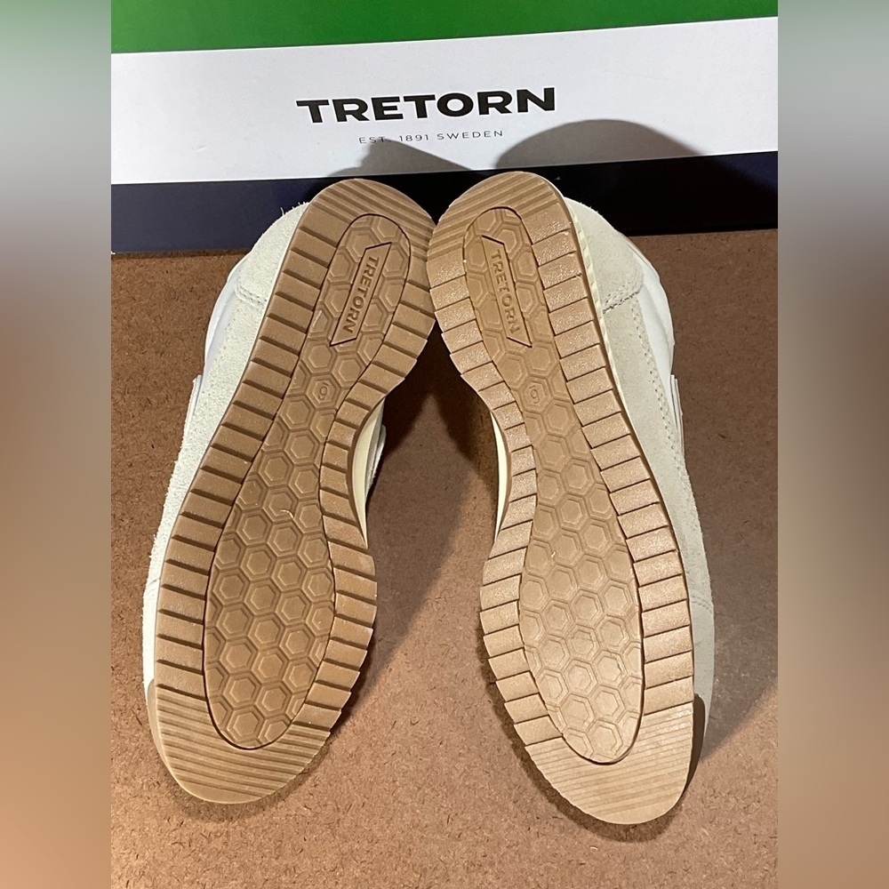 Tretorn Women's Cream and Tan Sneakers - Picture 9 of 9